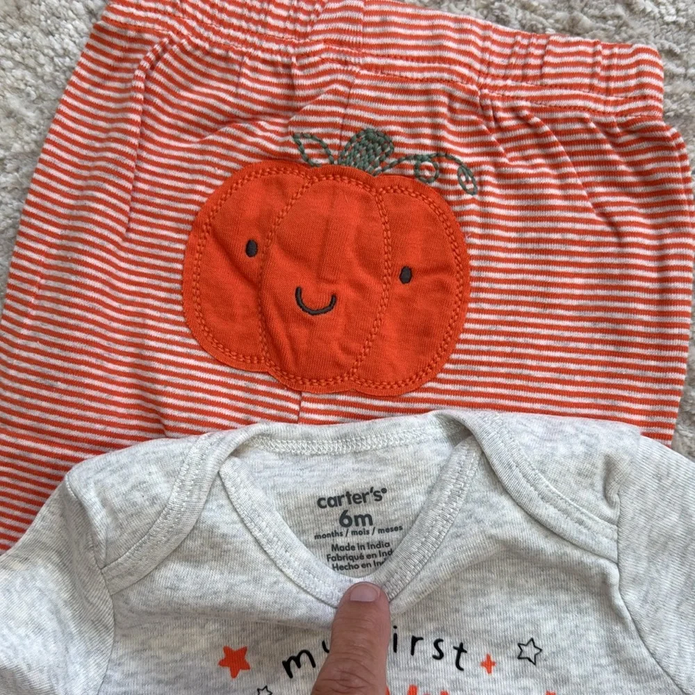 NWT Carter's My First Halloween 2 Pc. Set - 6 Months- Unisex
